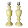 Pair Portuguese Classical Urn-Shaped Alabaster table lamps
