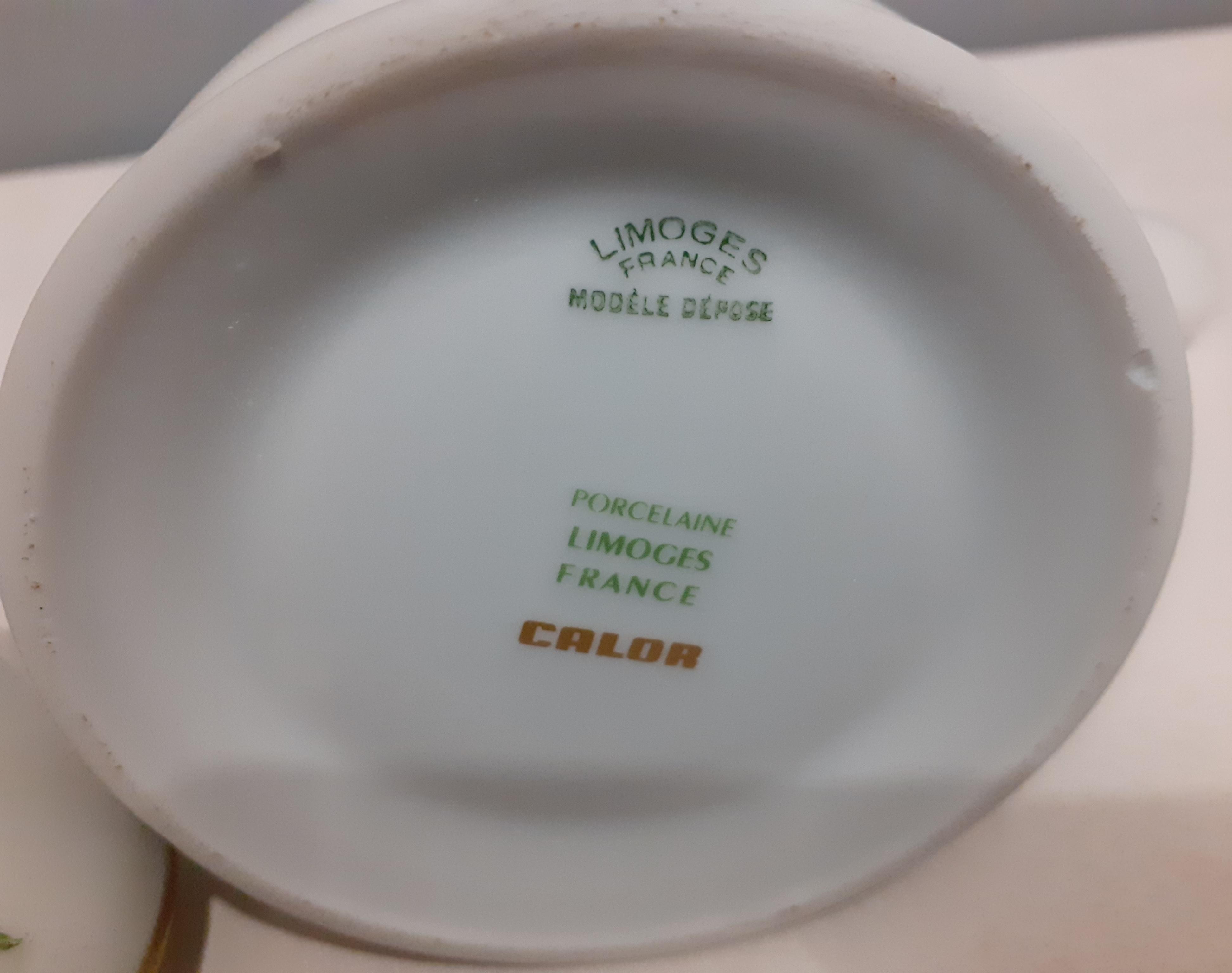 Limoges porcelain chocolatier