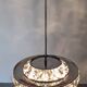 Lustre soucoupe en cristal par Kinkeldey, Autriche vers 1970