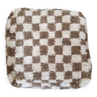 Pouf beni ouarain damier