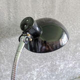 Black and chrome articulated desk lamp 70s