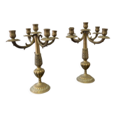 Paire de chandeliers