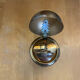 Vintage 1960s Brass World Map Globe Lighter #E2
