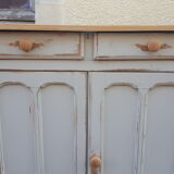 Parisian buffet patina blue grey