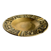 CENDRIER Signes du Zodiaque BRONZE Vintage