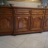 Cherry stained oak sideboard