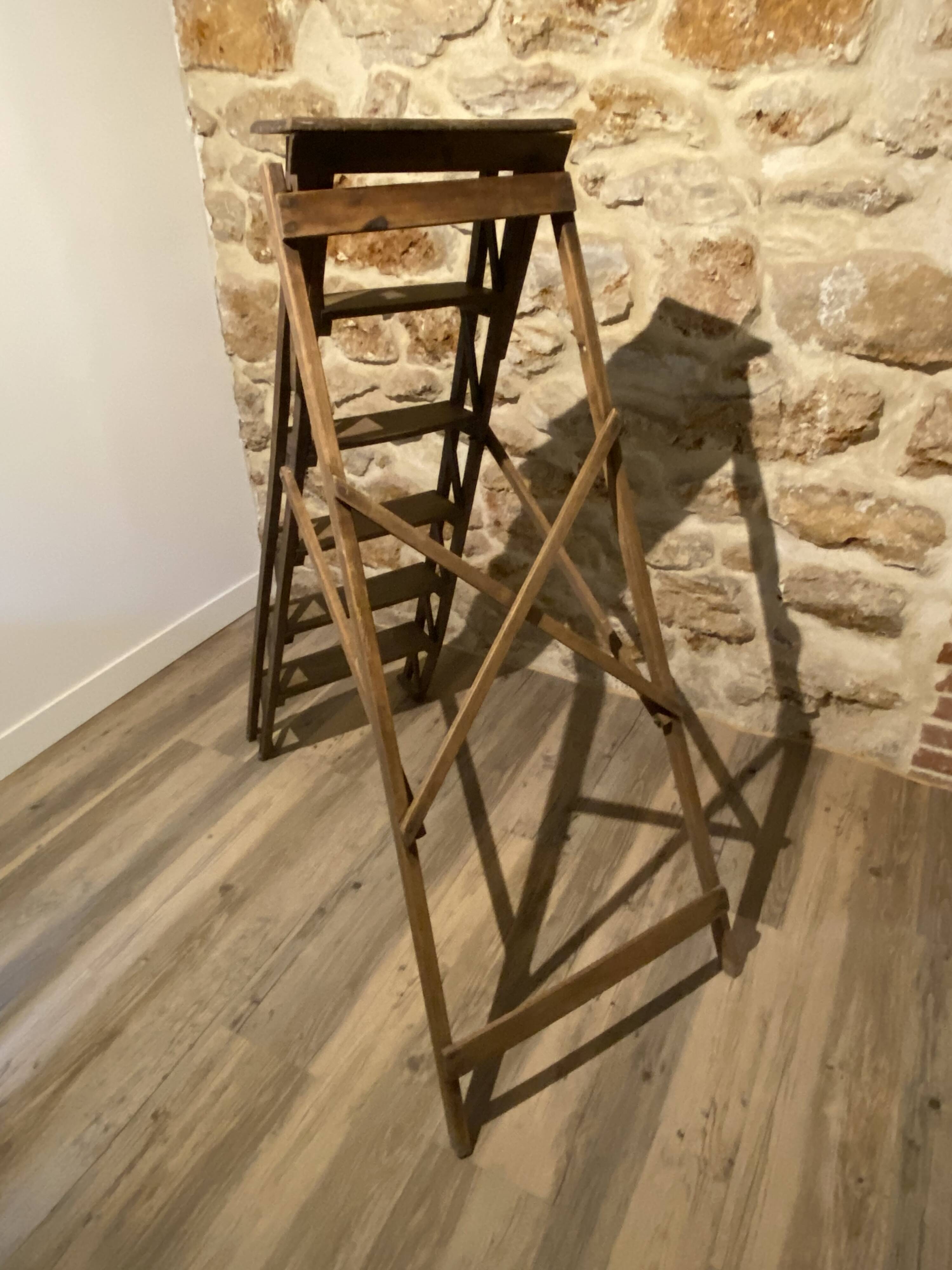 Wooden staircase