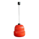 Lampe suspendue vintage en verre tchécoslovaque par Osvětlovací Sklo, 1970