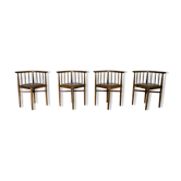 Series of 4 chairs Thonet 1960