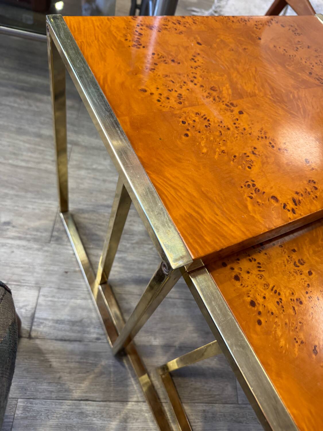 Nest of tables in elm burl