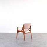 Mid-Century Teak & Wool Ella Armchair by Arne Vodder for Vamo Sønderborg, 1