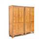 Vintage brutalist wardrobe in solid oak