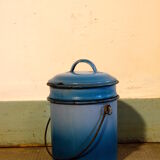 Decorative set of enameled kitchen appliances