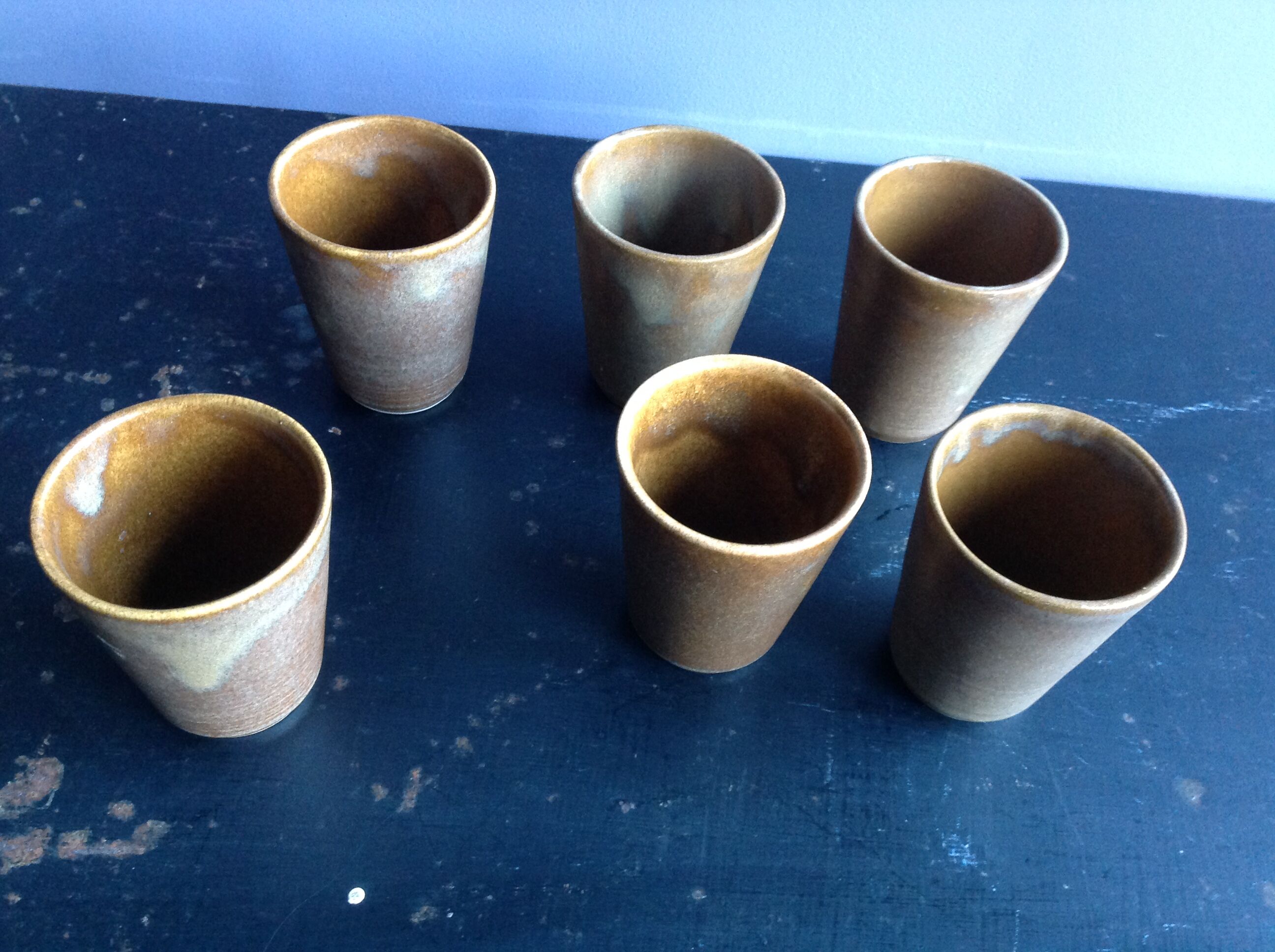 Sandstone cups