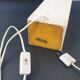 LUM lamp foot in vintage 1970 travertine