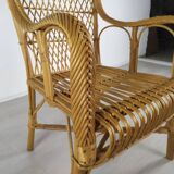 Rattan armchair