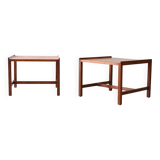 Swedish teak side tables