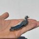 12 silver metal duck knife rests