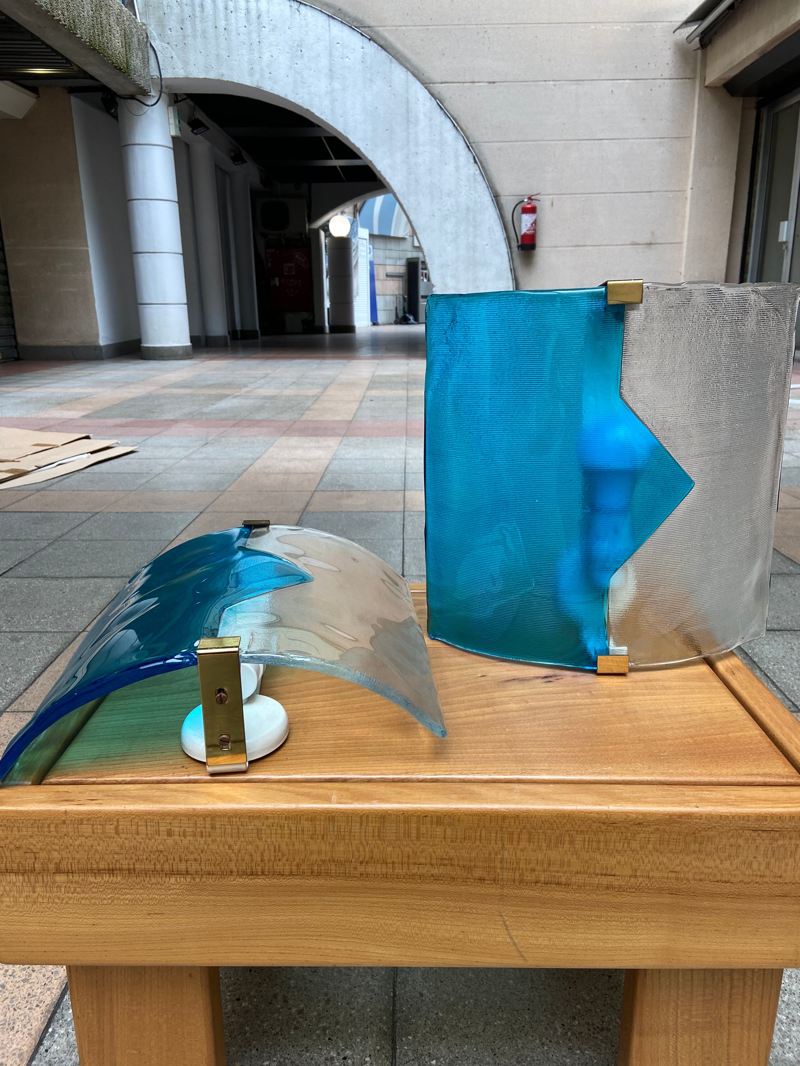 Pair of Mazzega wall light 1975