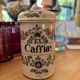 Old earthenware pharmacy pots