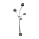 Marble floor lamp