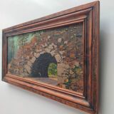 Paul Gobert ( 1891-1963 ) Oil painting on panel Mountain landscape