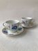 2 Churchill Rosetta Flower Cups and Saucers