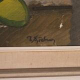 « Motif floral » par B. Sjööberg