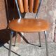 Lot de 6 chaises "pétale" de Soudéxvinyl