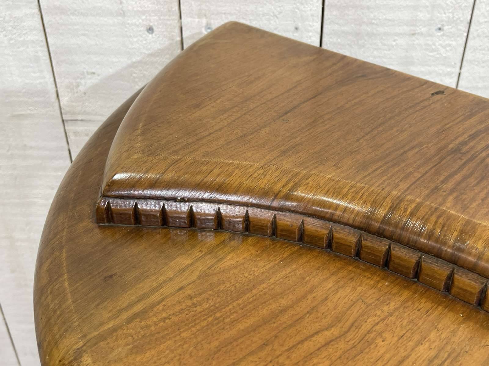 English display cabinet from the 1950s in walnut