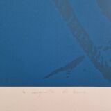 Lithograph "Lenin's Cap" by Ivan Messac, signed, 75 cm x 56 cm