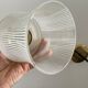 Pair of vintage wall lamps in electrified glass to nine
