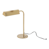 Gilded brass bookcase lamp, 1970s