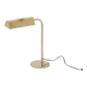 Lampe de bibliothèque en laiton doré, années 1970