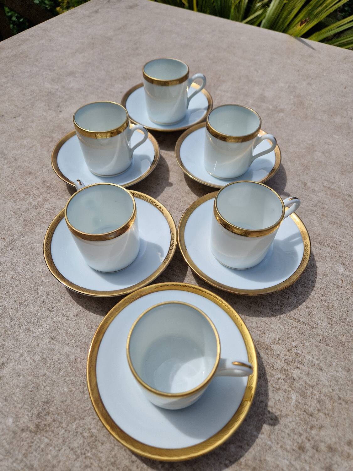 6 Richard Ginori coffee cups