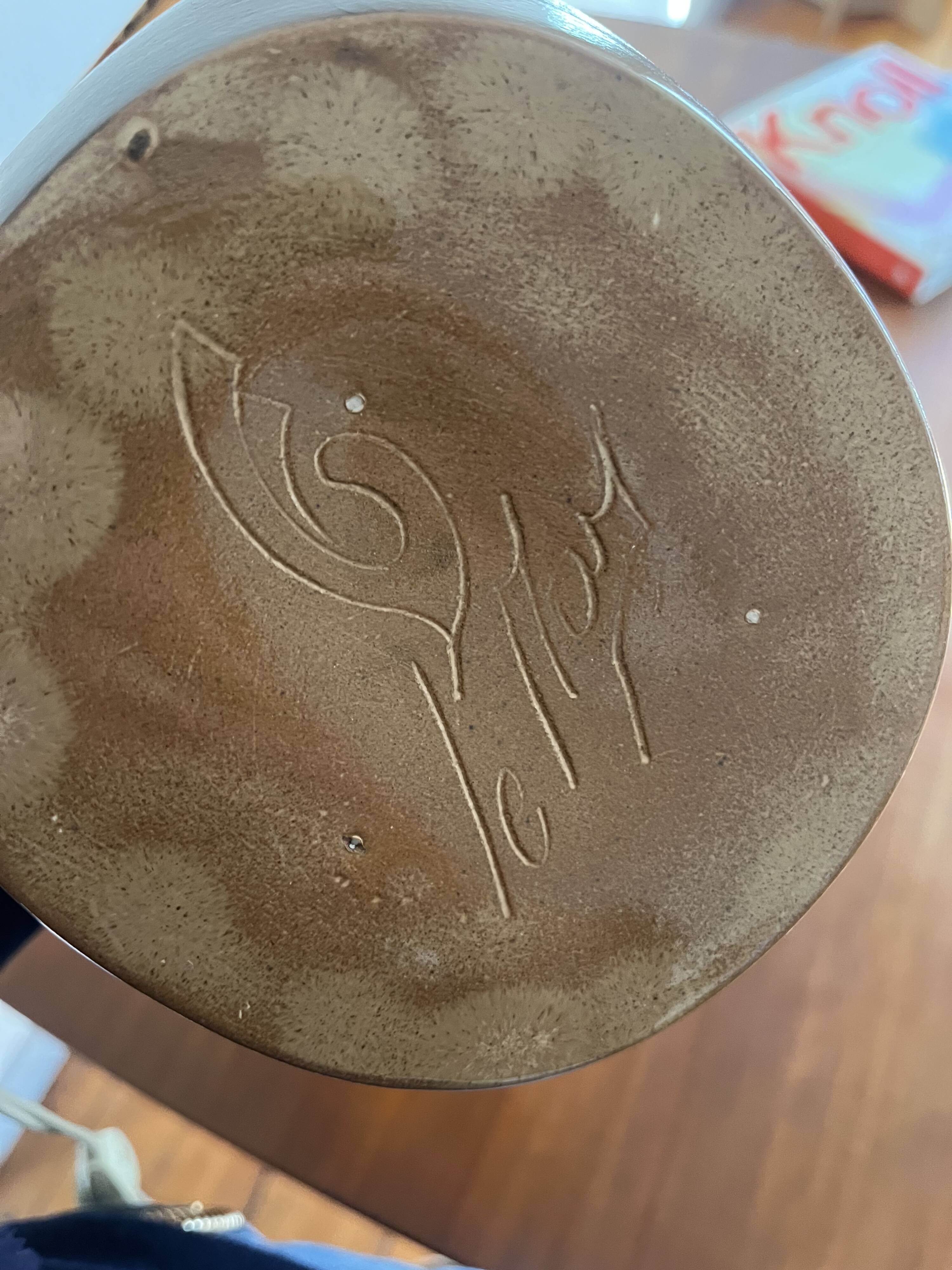 Lampe grès Lemay vintage 1970