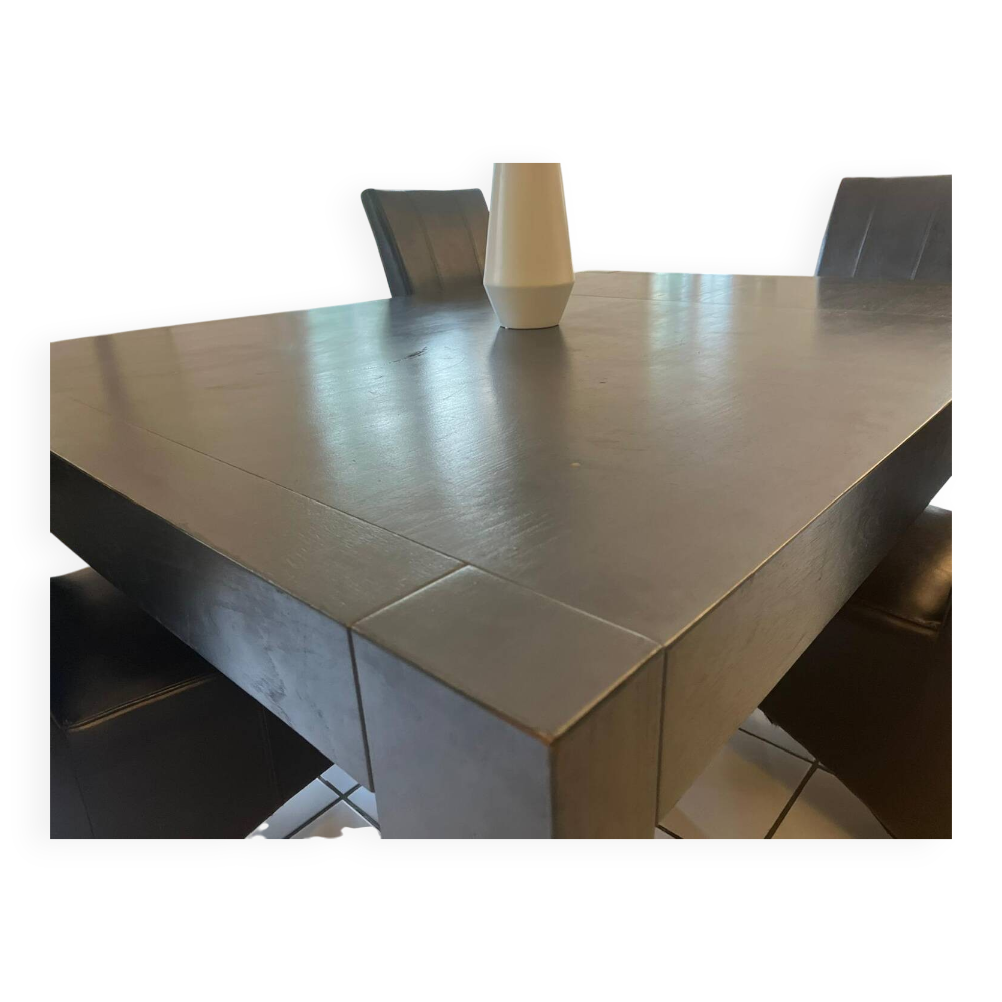 Solid wood dining table