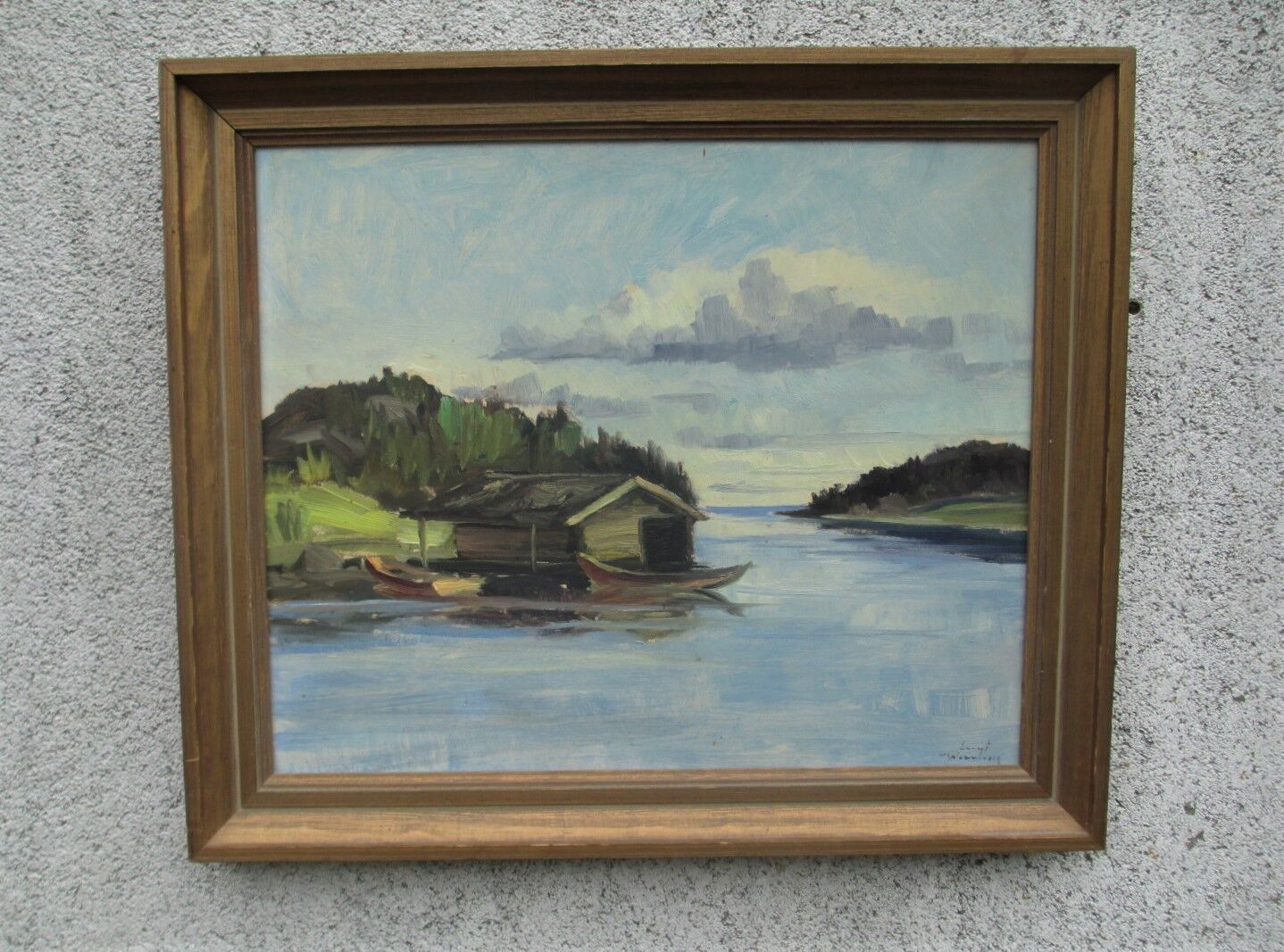 Oil Painting, Sweden, 1970s