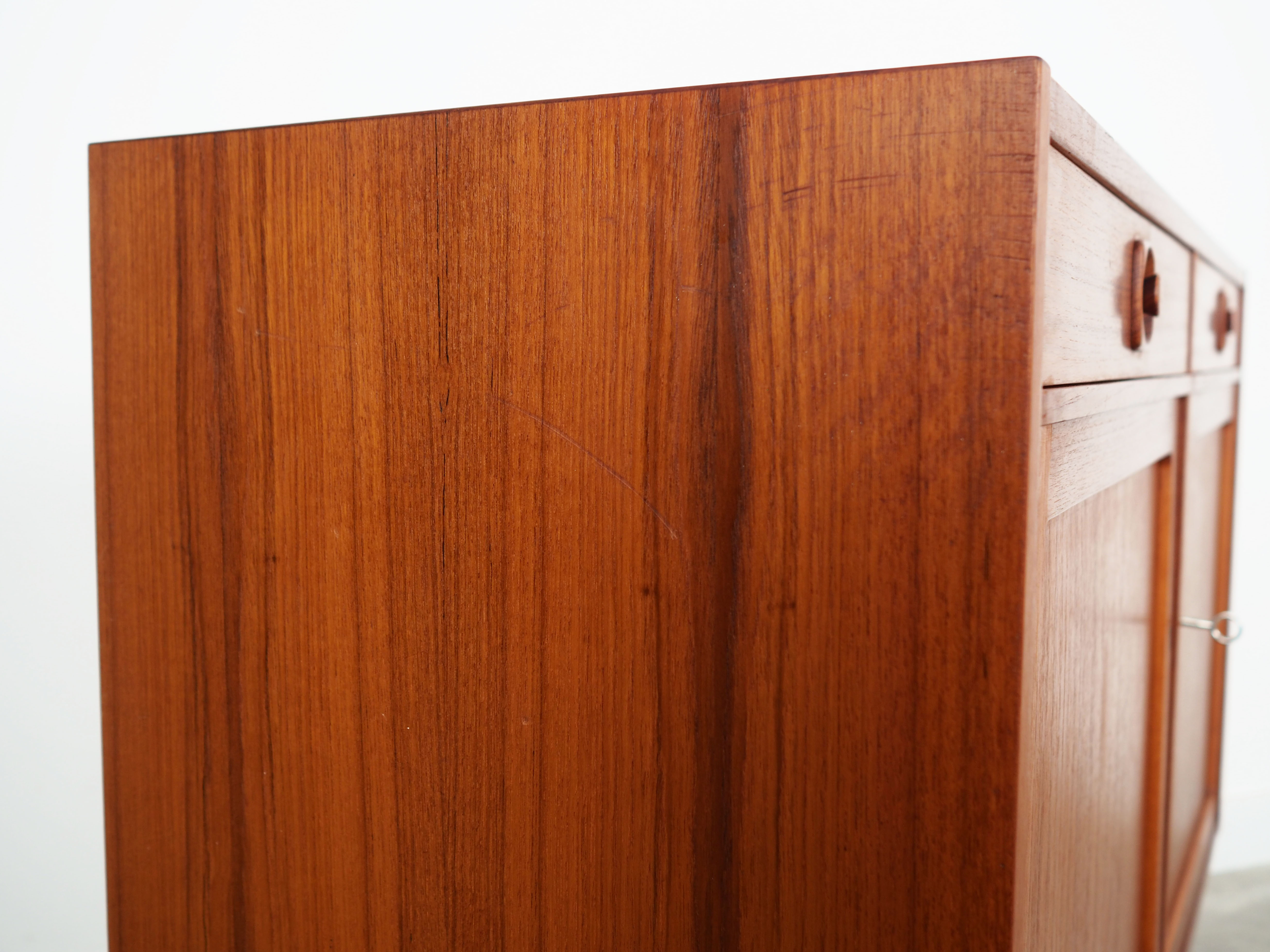 Teak dresser, Danish design, 1970s, production: Denmark