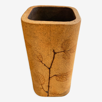 Vase en céramique Leduc 1950
