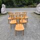 Baumann serie de six chaises de bistrot