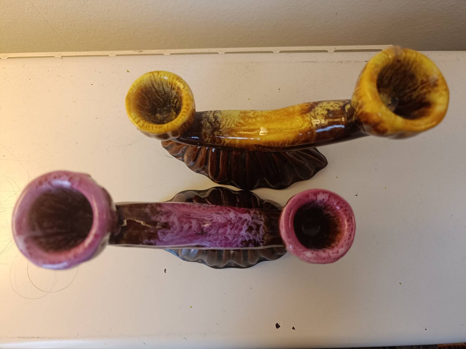 2 Vallauris Candlesticks