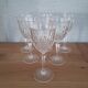 6 crystal white wine glasses from Arques, Sofia model.