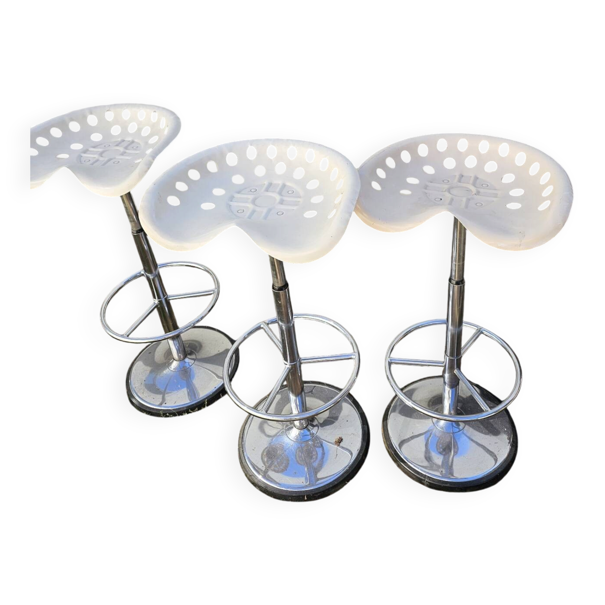 3 vintage stools by Étienne Fermigier – MIRIMA – circa 1975