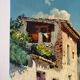 Spanish village, oil on canvas signed