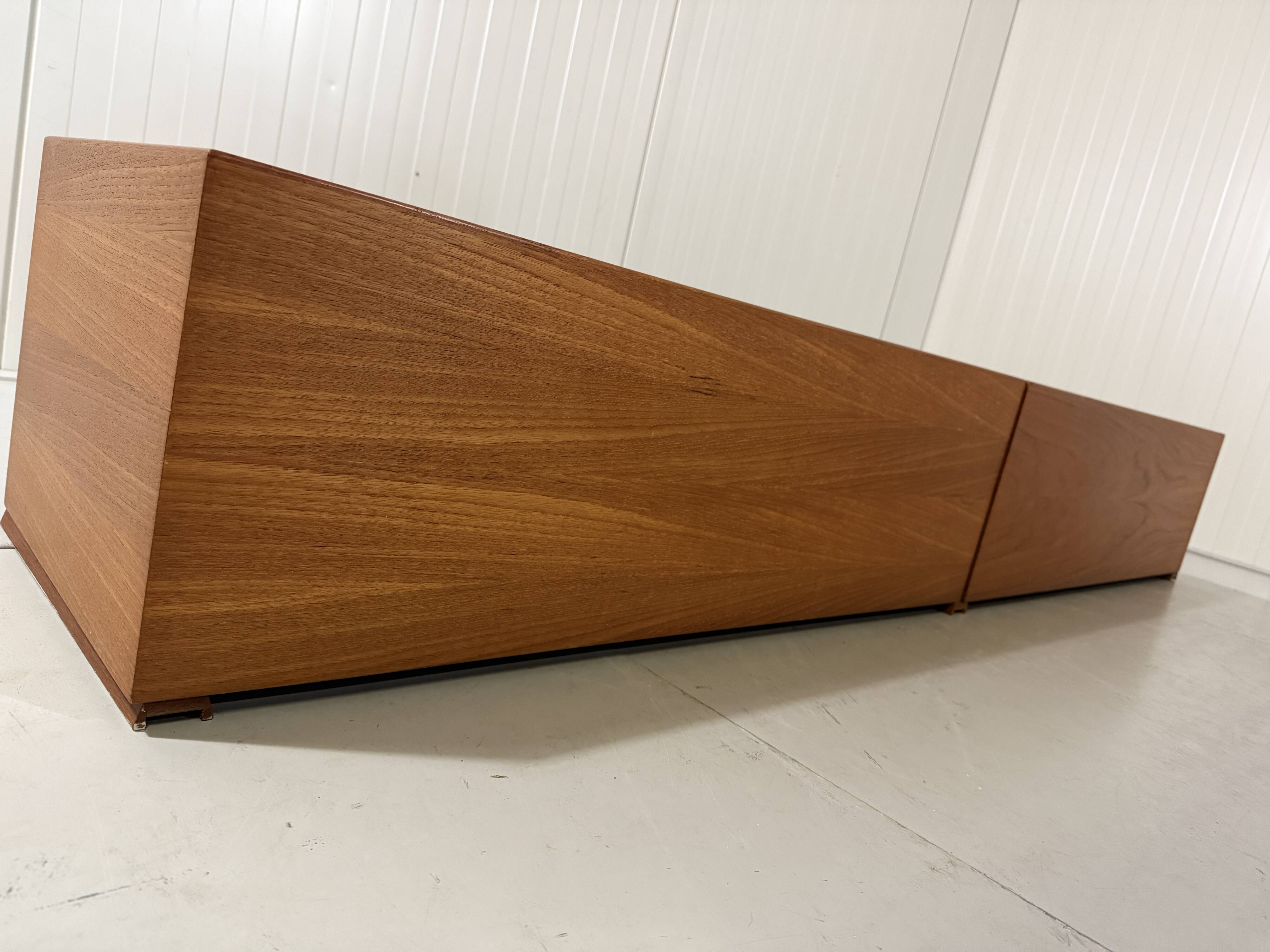 Teak wall system Sven Ellekaer Albert Hansen Denmark 1960s