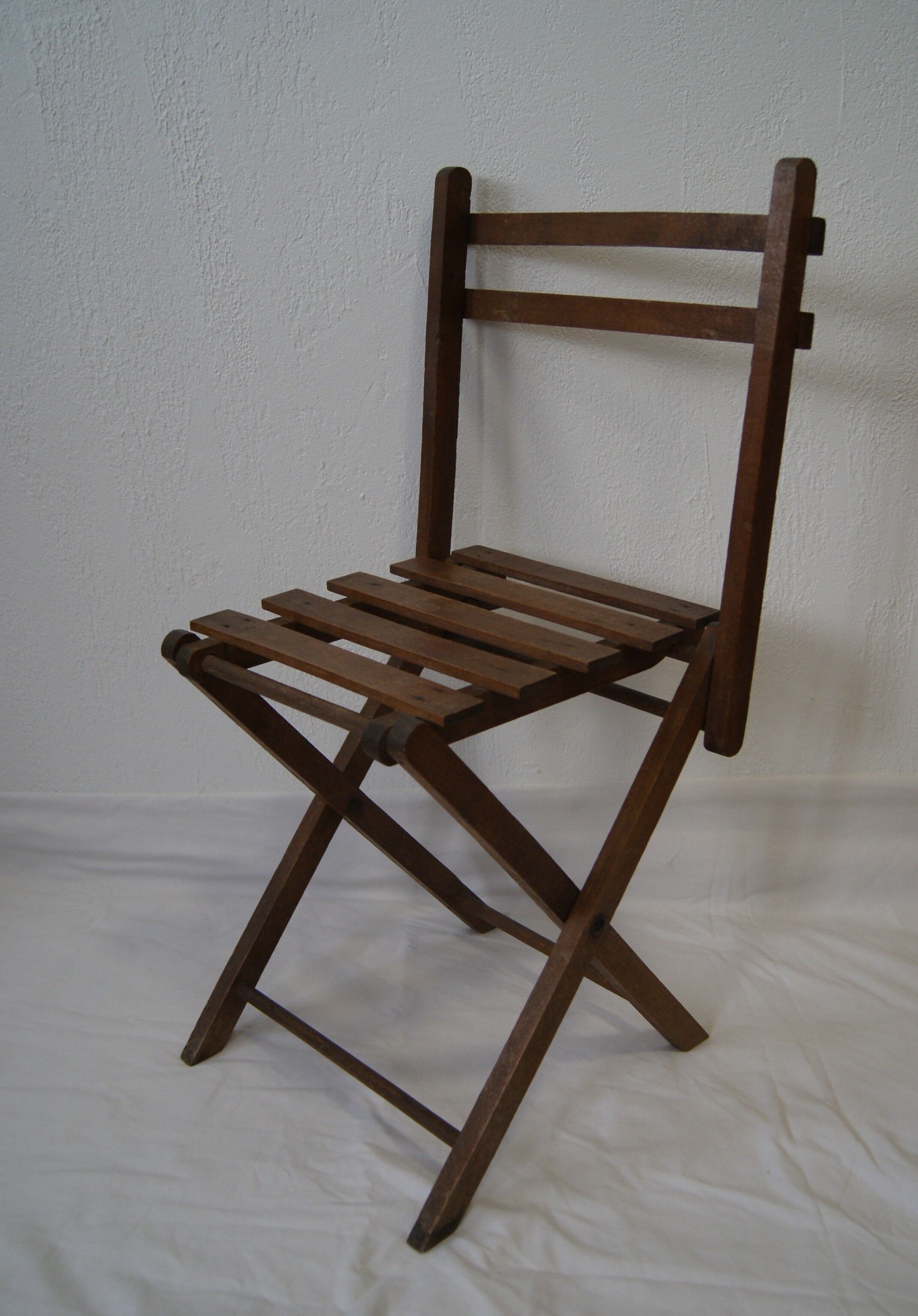 Vintage wood folding chair