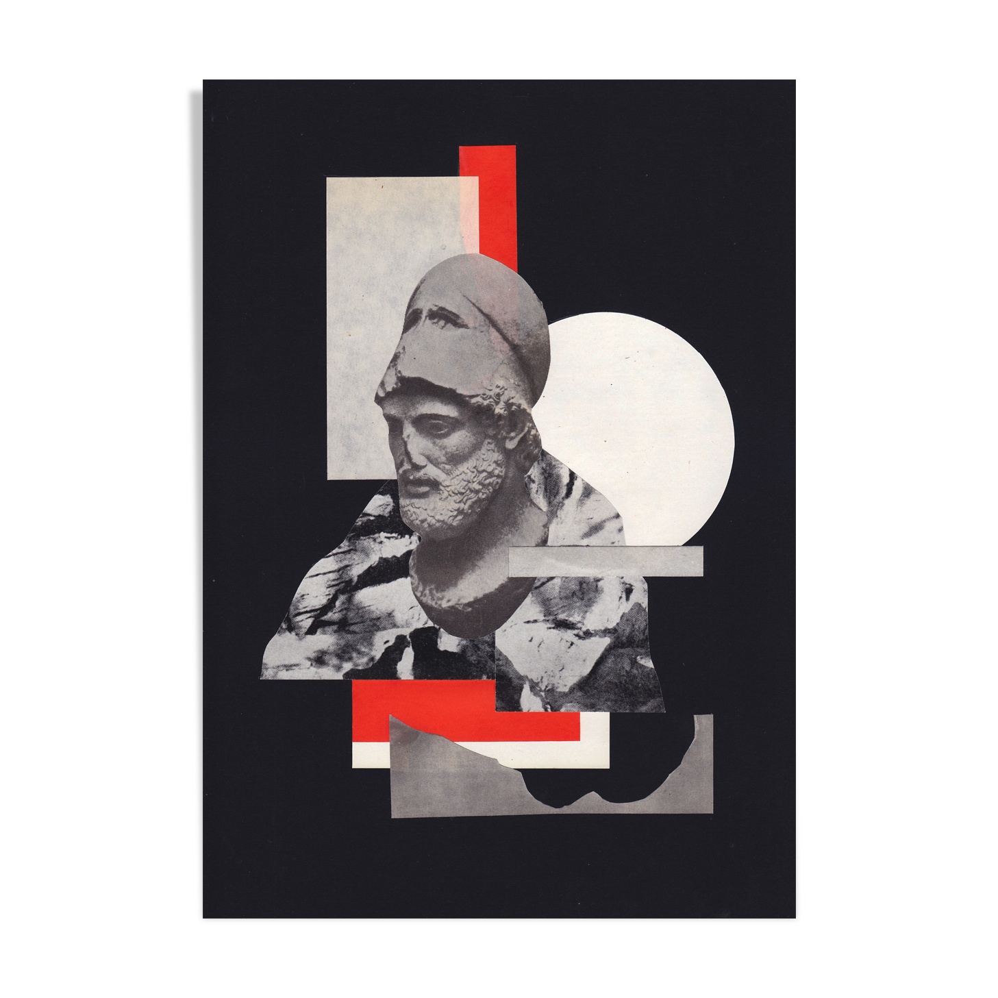 Collage on  paper Solid