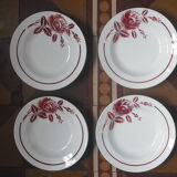 10 deep plates and 1 sink