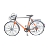 Old men's model racing bike